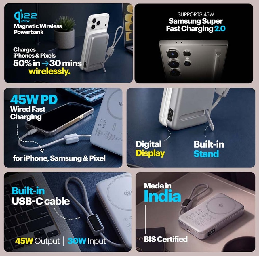 Stuffcool Odin Plus Power bank features