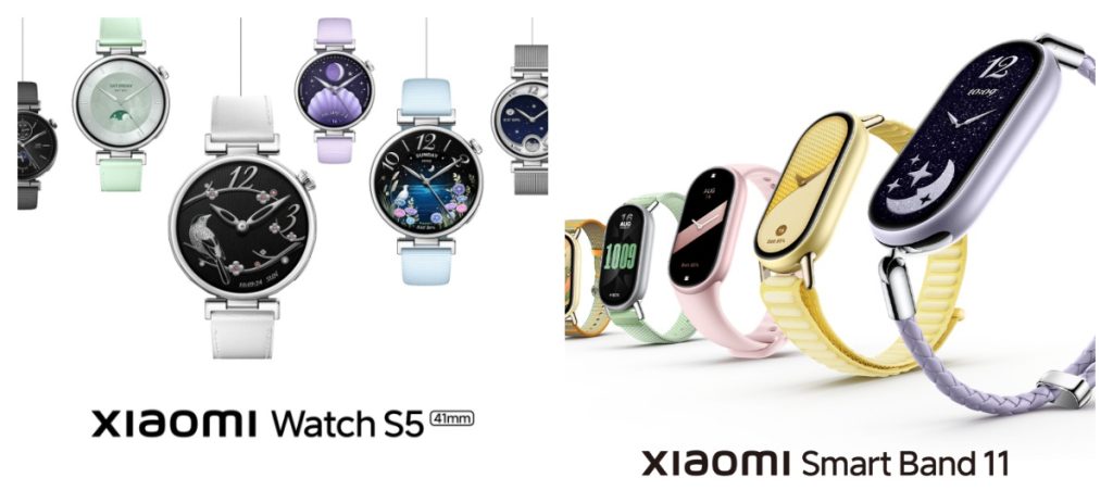 Xiaomi Watch S5 (41mm) and Band 11