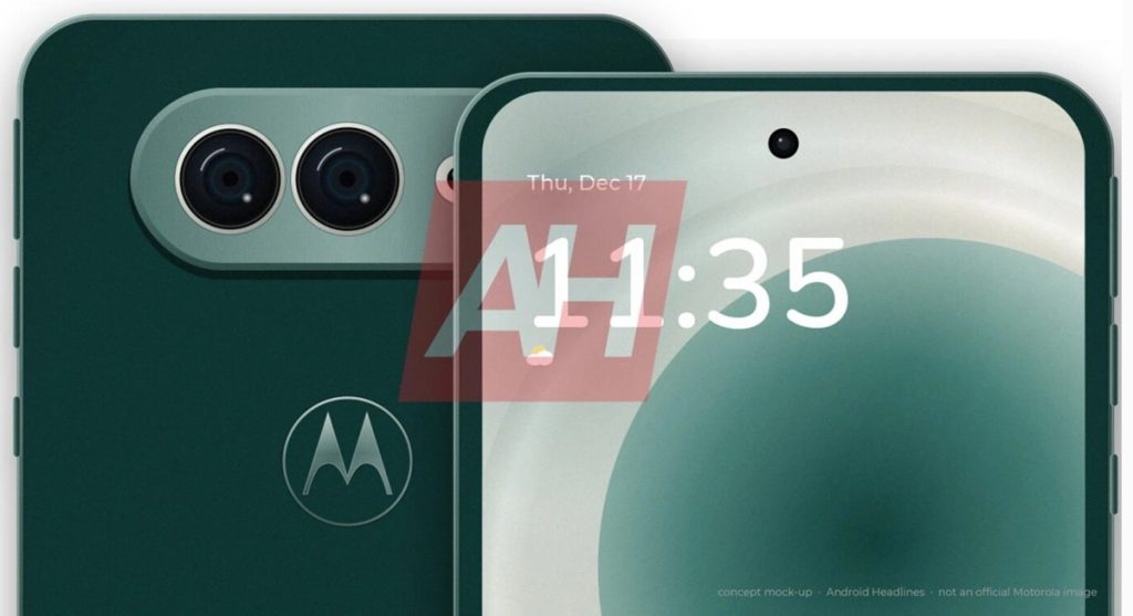 motorola wide foldable leaked render