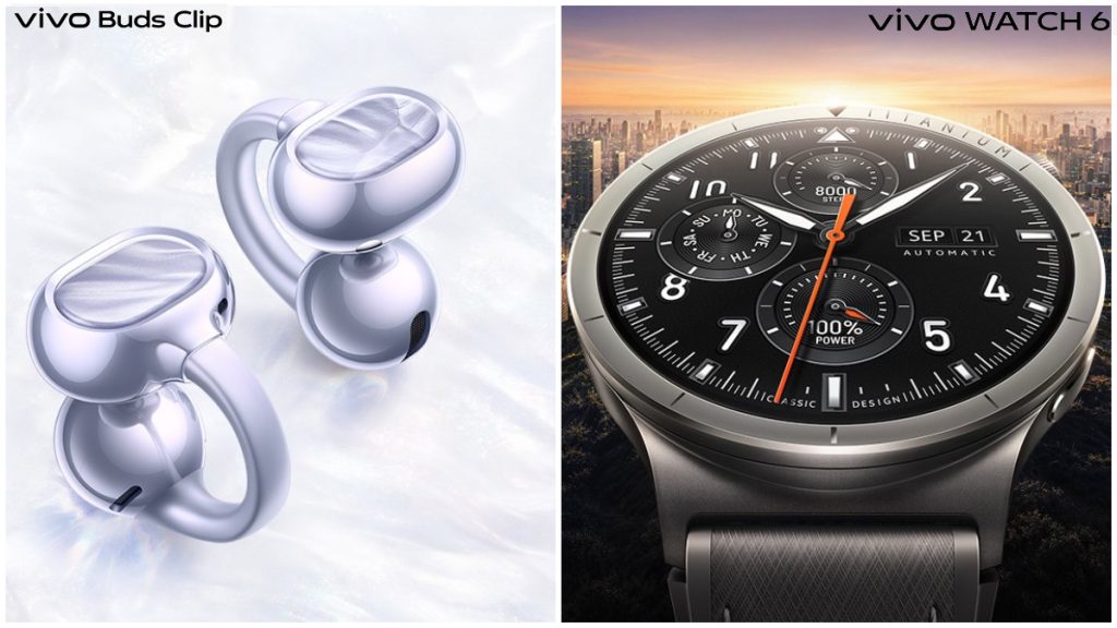 vivo Buds Clip and WATCH 6