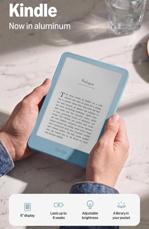 Amazon Kindle 32GB Aluminum design (2026)