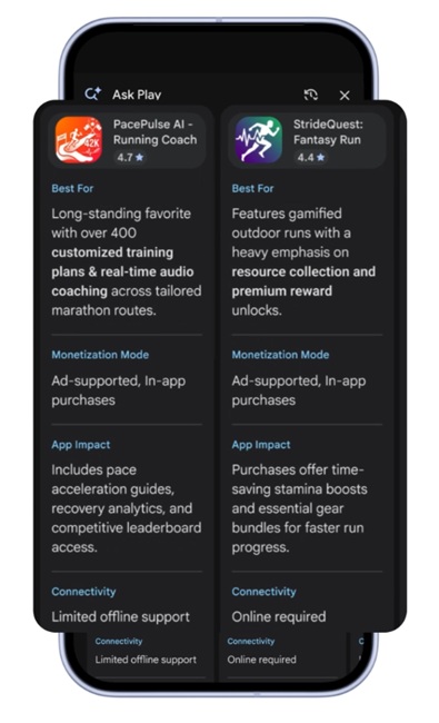 Ask Play Compare Apps