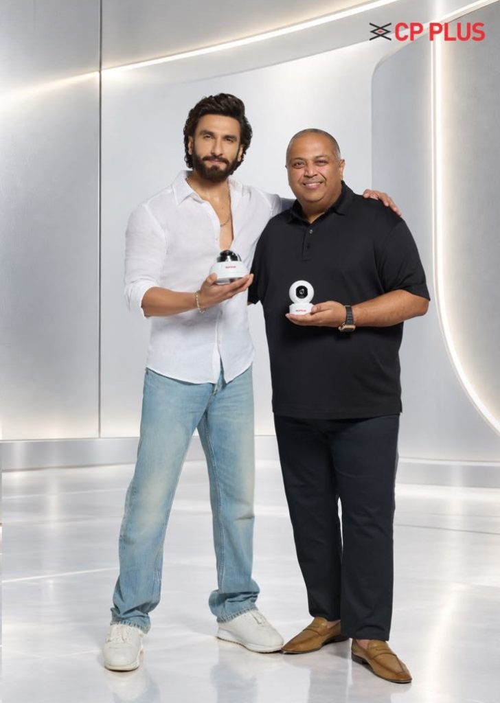 CP Plus brand ambasadoor Ranveer Singh