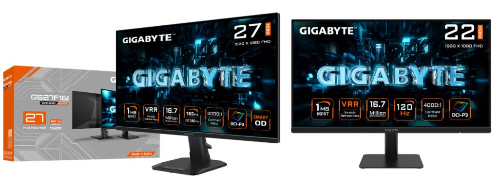 GIGABYTE Made-in-India gaming monitors