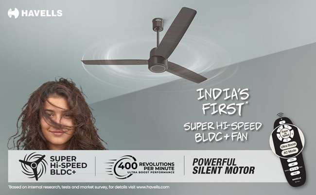 Havells Super Hi-Speed BLDC+ Fan
