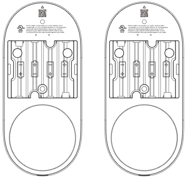 LG Smart Deadbolt Lock Diagram