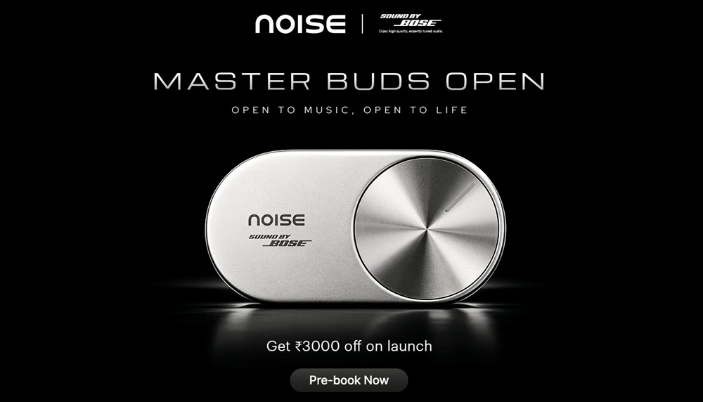 Noise Master Buds Open India launch