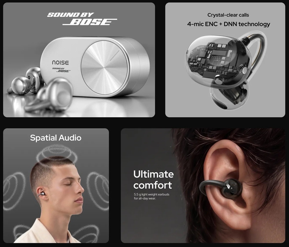 Noise Master Buds Open features