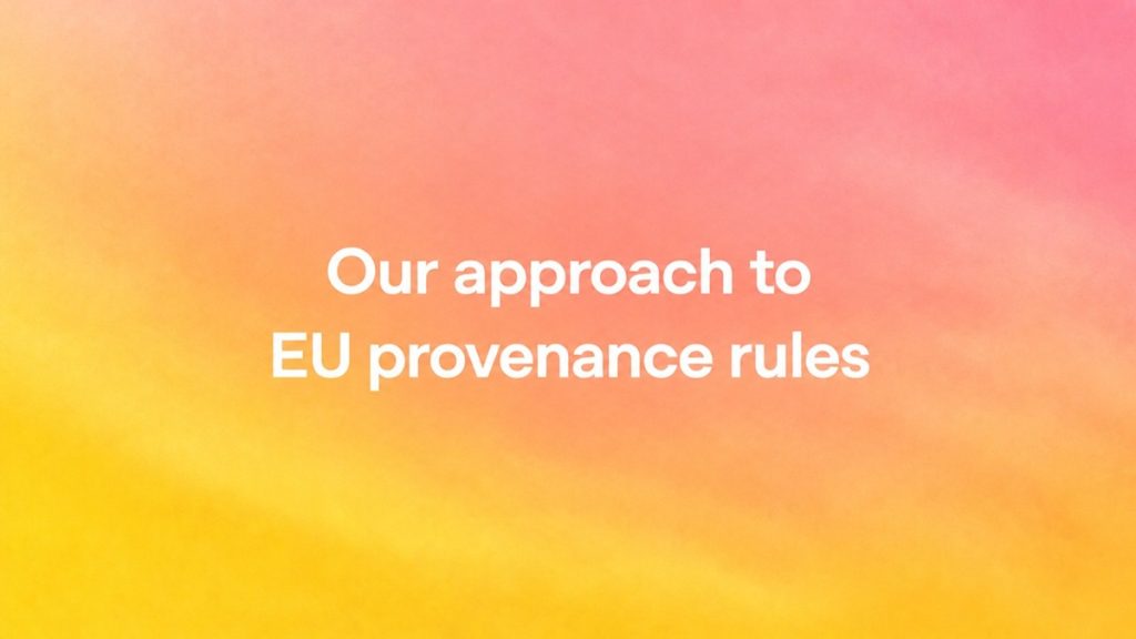 OpenAI text provenance rules