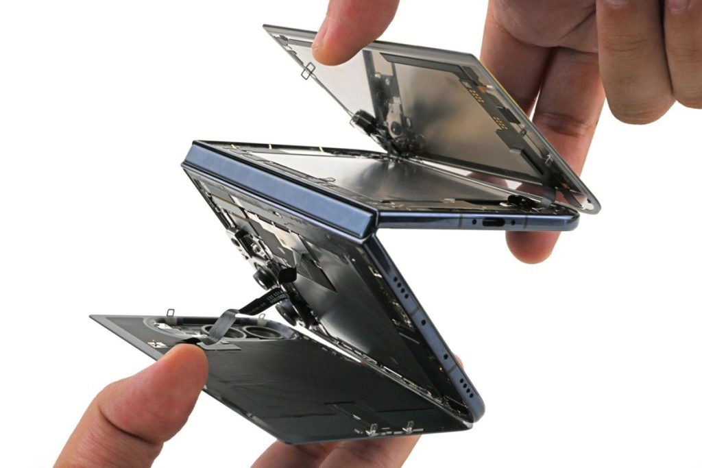 Apple iPhone Duo iFixit teardown reveals screen damage concerns, hinge mechanism and more